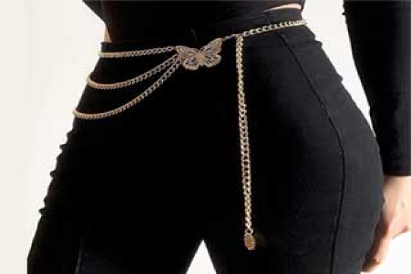 چگونه زنجیر کمر طلا را با لباس‌های مختلف ست کنیم؟