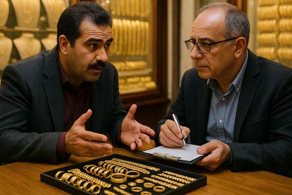 عمده فروش و بنکدار طلا کرمان