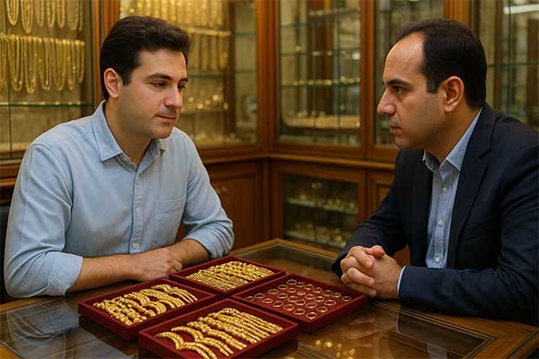 عمده فروش و بنکدار طلا شیراز