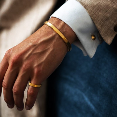 دستبند طلا مردانه