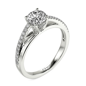 انگشتر سفارشی تک‌نگین