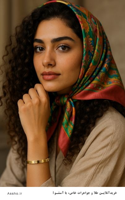 دستبند کارتیر ظریف و شیک دخترانه