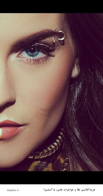 خرید پیرسینگ ابرو طلا