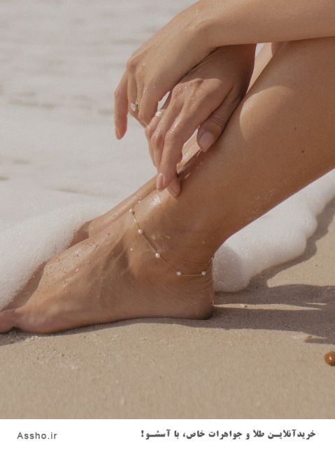 عکس پابند طلا زنجیری