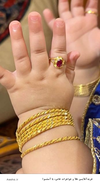 هدیه طلا النگو نوزادی