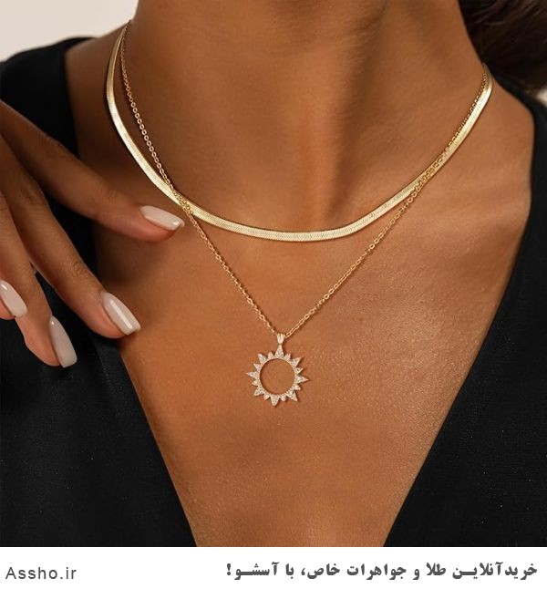 خرید گردنبند ماری طلا